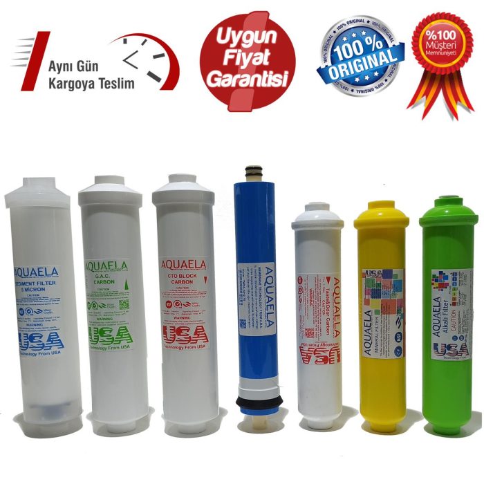 usa aquaela 5li inline kapali kasa su aritma cihazi filtre seti 486